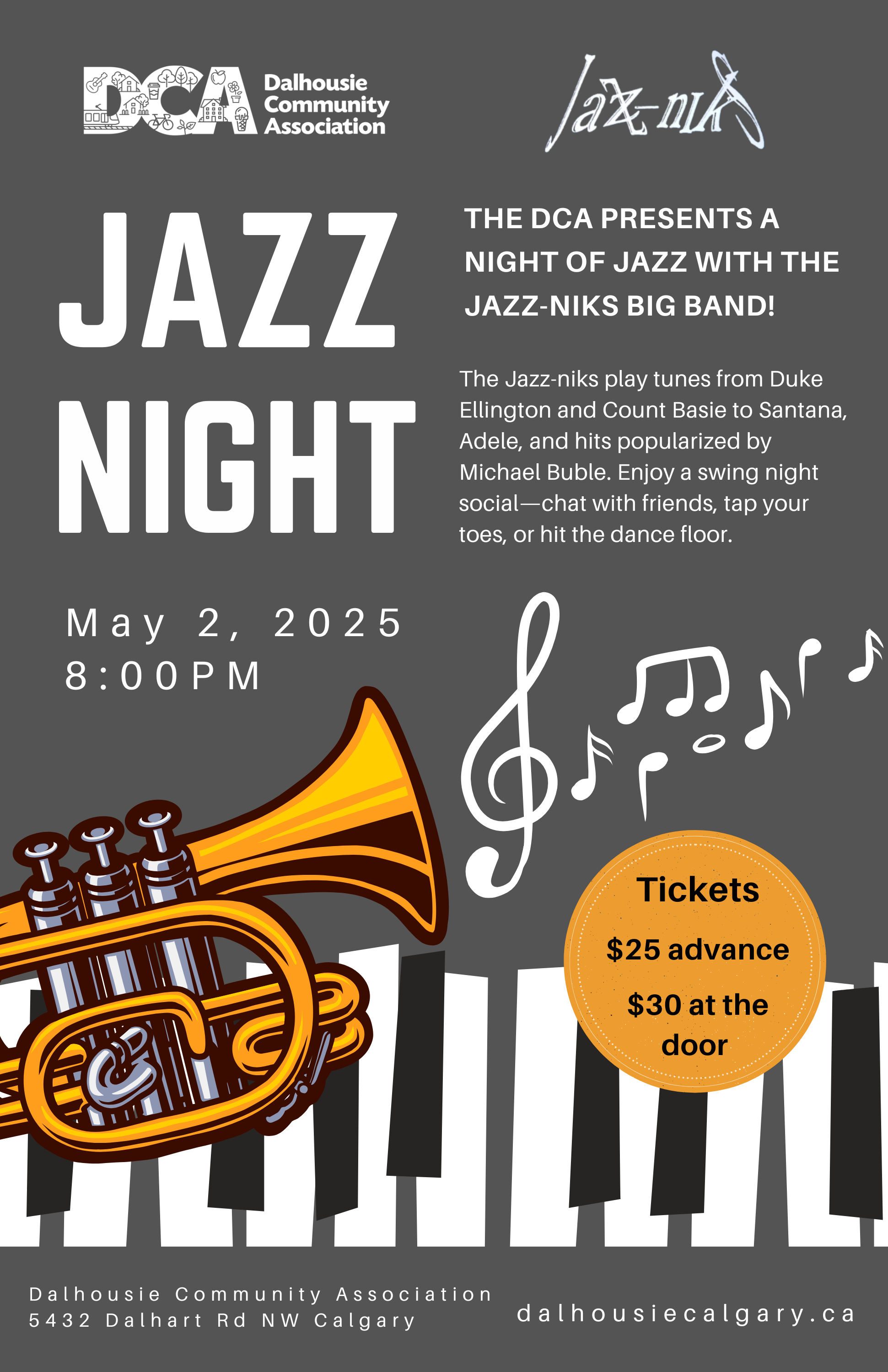 Jazz Night at the Dalhousie Community Association (DCA)